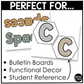 Neutral Treble Clef Bulletin Board Music Classroom Decor Lines & Spaces