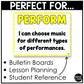 Bright Composition National Music Standards Posters Elementary Music Classroom Decor
