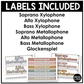 Neutral Orff Instrument Labels Elementary Music Classroom Decor Music Posters