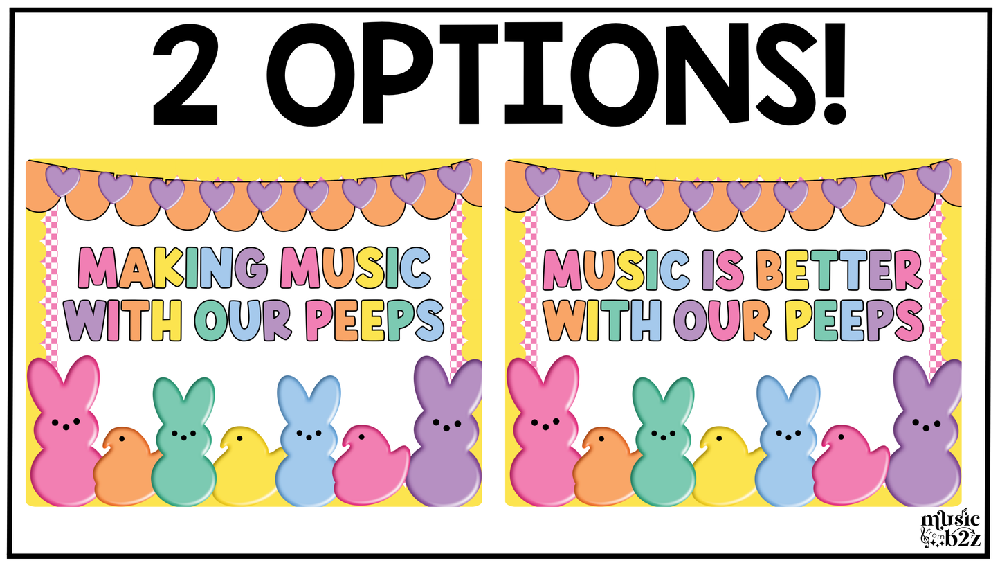 Easter Music Bulletin Board Spring Music Posters Elementary Music Decor