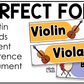 Bright Instrument Families of the Orchestra Posters Elementary Music Classroom Decor