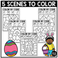 Easter Music Coloring Pages Color by Note Spring Music Worksheets Dynamics