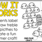 Summer Music Craft Music Bulletin Board Summer Music Sub Plans Treble Clef