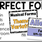 Bright Composition Music Tempo & Form Posters Elementary Music Classroom Decor Editable