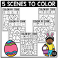 Easter Music Coloring Color by Note Spring Music Worksheets Music Symbols