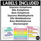 Bright Orff Instrument Labels Elementary Music Classroom Decor Music Posters
