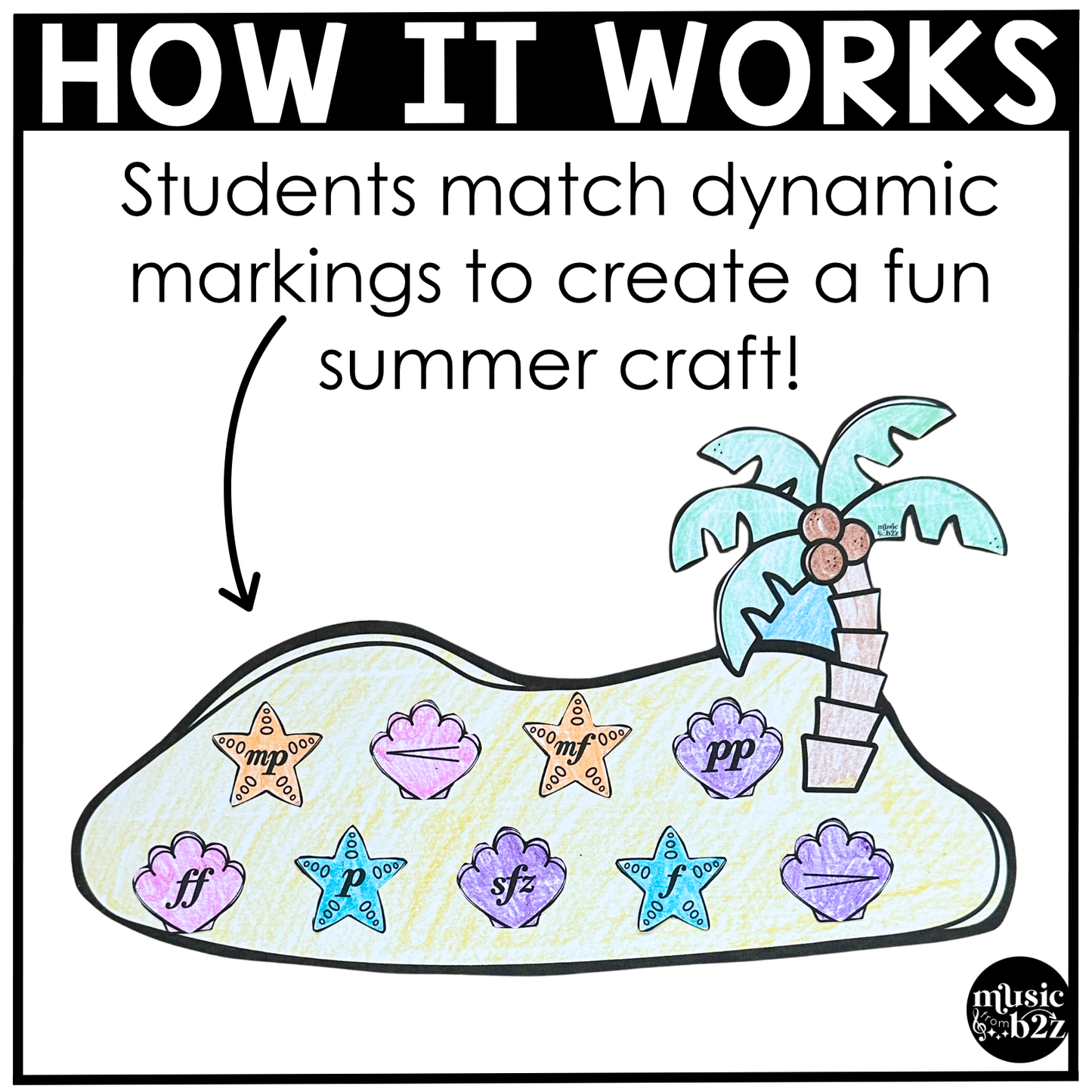 Summer Music Craft Music Bulletin Board Summer Music Sub Plans Dynamics