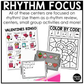 Valentine's Day Music Centers BUNDLE Valentine Rhythm Worksheets Music Games