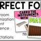 Bright Orff Instrument Rules & Setups Posters Elementary Music Classroom Decor