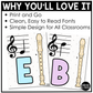 Pastel Recorder Fingering Charts & Rules Posters Music Classroom Decor