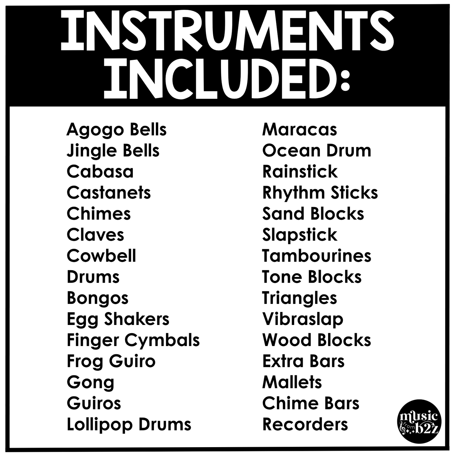 Bright Composition Notebook Classroom Instrument Labels Music Classroom Decor