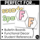 Pastel Treble Clef Bulletin Board Music Classroom Decor Lines & Spaces