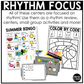 Summer Music Centers BUNDLE Rhythm Worksheets Summer Music Games