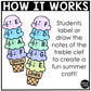 Summer Music Craft Music Bulletin Board Summer Music Sub Plans Treble Clef