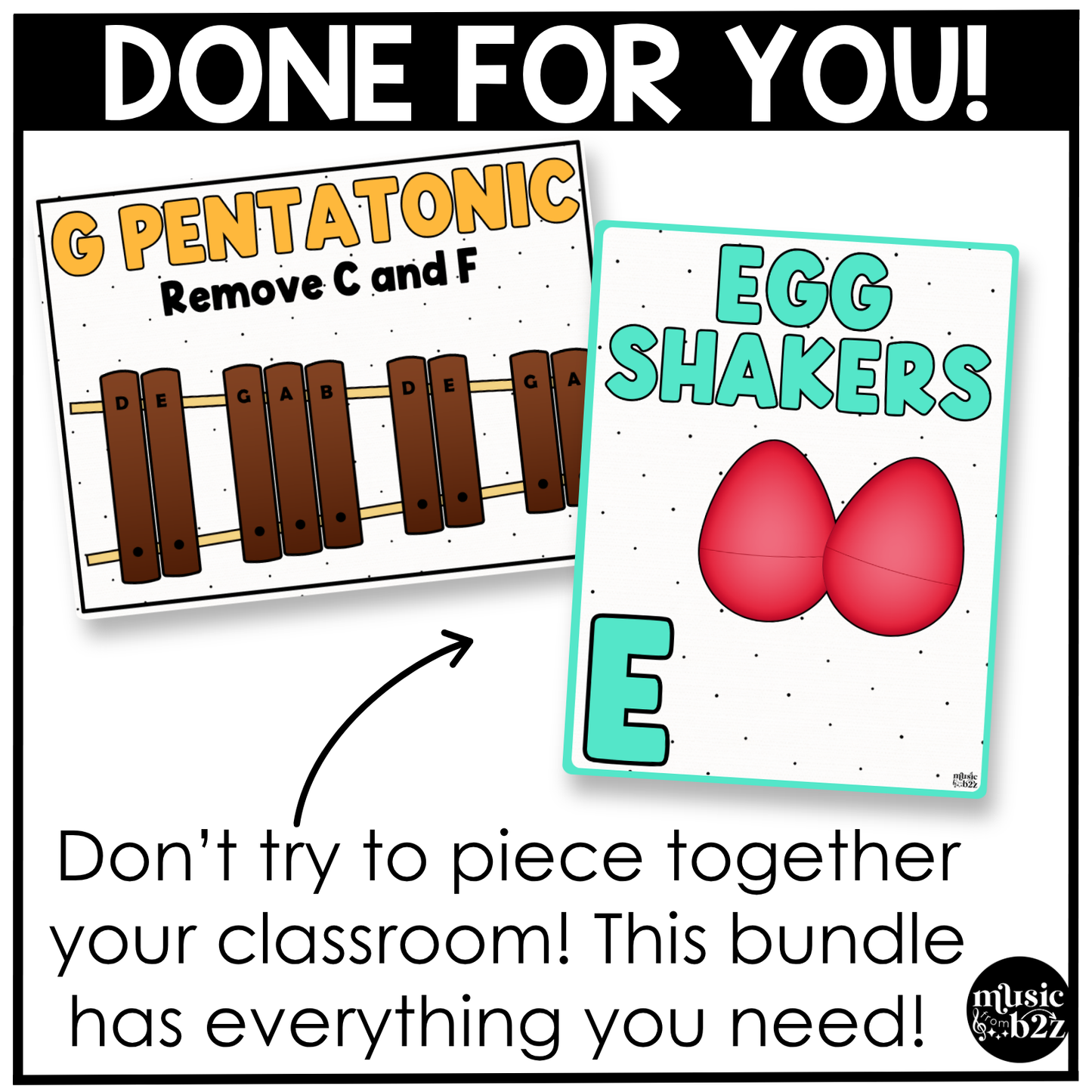 Bright Music Classroom Decor BUNDLE Music Posters Bulletin Board