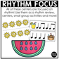 Summer Music Centers BUNDLE Summer Rhythm Worksheets Music Games Sub Plans