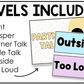 Pastel Voice Level Volume Chart Posters Elementary Music Classroom Decor