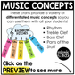 Spring Music Craft BUNDLE Spring Music Bulletin Board Music Sub Plan