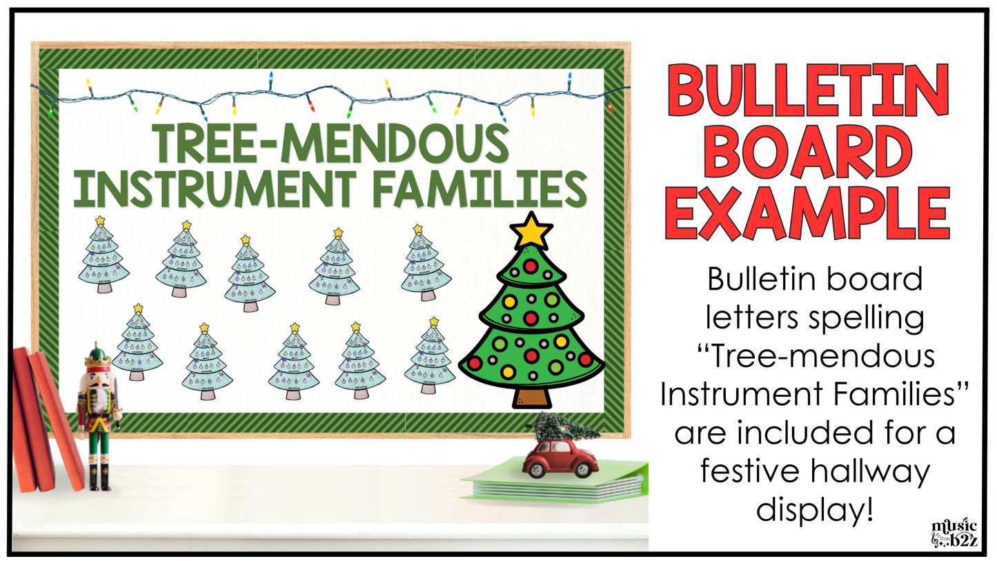 Christmas Music Craft Instrument Families Music Centers Music Sub Plans