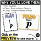 Bright Composition Music Symbols & Dynamics Posters Elementary Music Classroom Decor