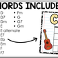 Pastel Composition Ukulele Chord Charts Posters Elementary Music Classroom Decor