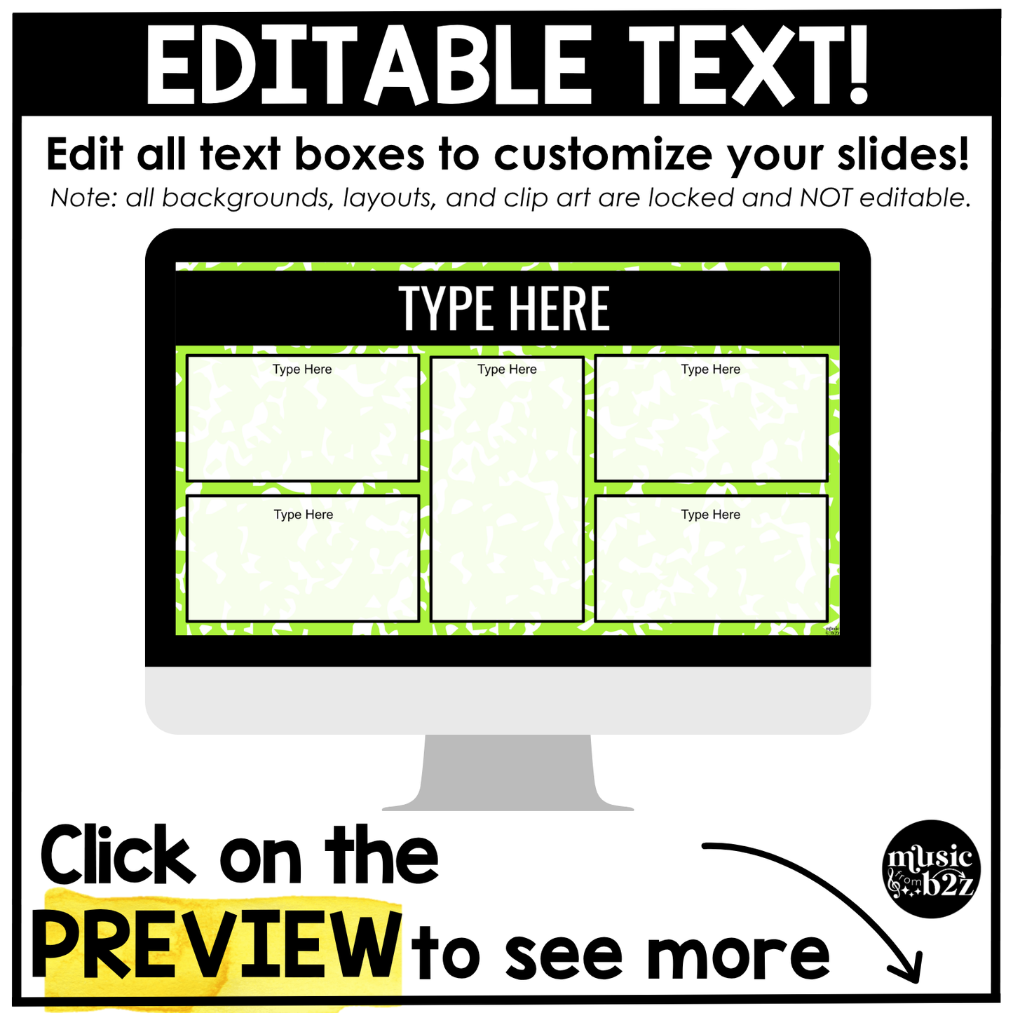 Bright Composition Daily Agenda Slides Google Slides Elementary Music Lesson Plan Template