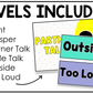 Bright Voice Level Volume Chart Posters Elementary Music Classroom Decor