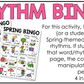 Spring Music Centers BUNDLE Rhythm Worksheets Spring Music Games