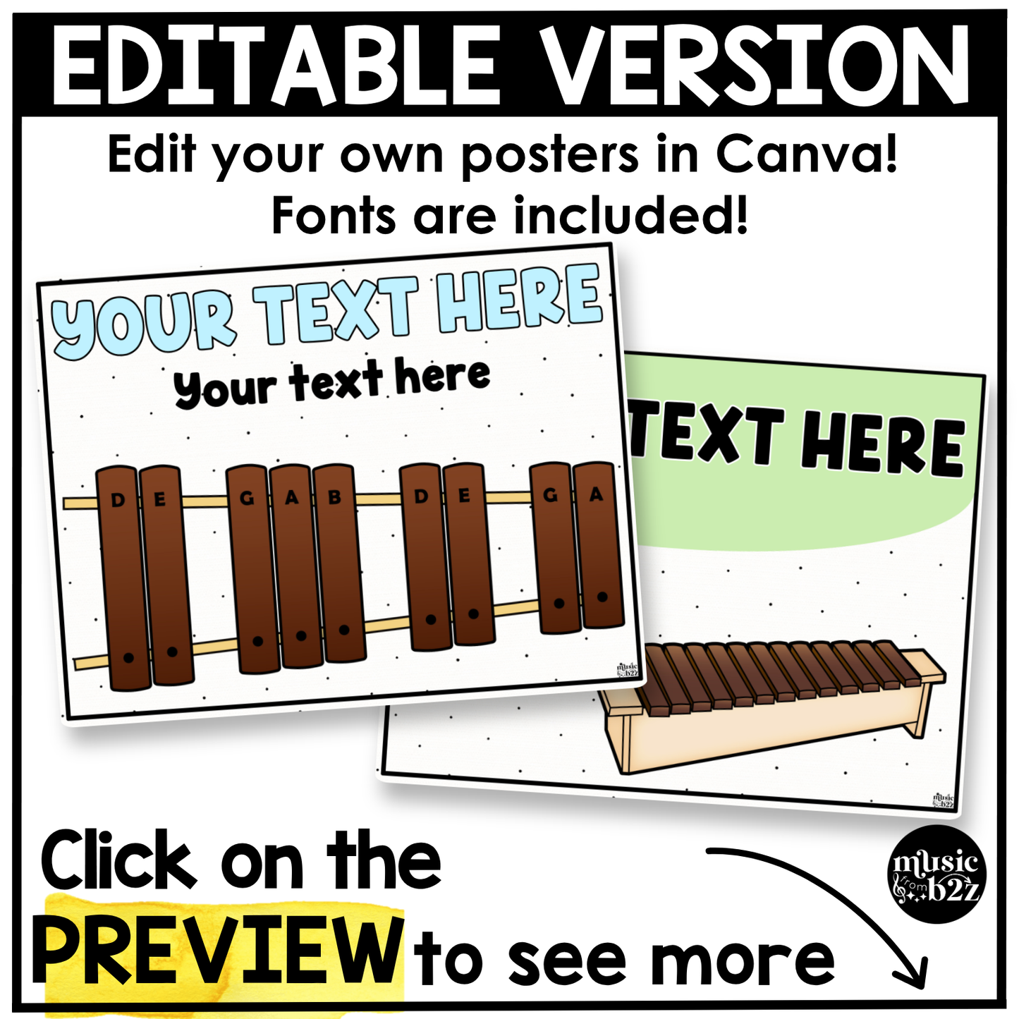 Pastel Orff Instrument Rules & Setups Posters Elementary Music Classroom Decor
