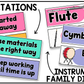 Bright Music Classroom Decor BUNDLE Music Posters Bulletin Board