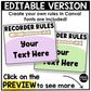 Pastel Recorder Fingering Charts & Rules Posters Music Classroom Decor