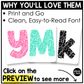 Bright Composition Bulletin Board Letters Numbers Symbols Elementary Music Classroom Decor