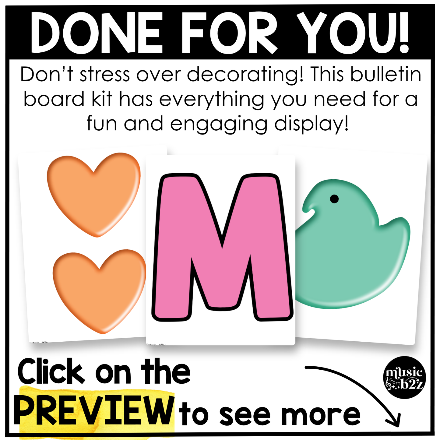 Easter Music Bulletin Board Spring Music Posters Elementary Music Decor