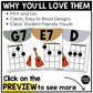 Neutral Ukulele Chord Charts Posters Elementary Music Classroom Decor