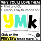 Bright Bulletin Board Letters Numbers Symbols Elementary Music Classroom Decor