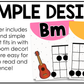 Bright Ukulele Chord Charts Posters Elementary Music Classroom Decor
