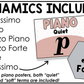 Neutral Music Symbols & Dynamics Posters Elementary Music Classroom Decor