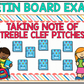 Back to School Music Craft Music Bulletin Board Elementary Music Treble Clef
