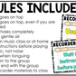 Bright Composition Recorder Fingering Charts & Rules Posters Music Classroom Decor
