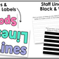 Bright Treble Clef Bulletin Board Music Classroom Decor Lines & Spaces