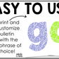 Bright Composition Bulletin Board Letters Numbers Symbols Elementary Music Classroom Decor