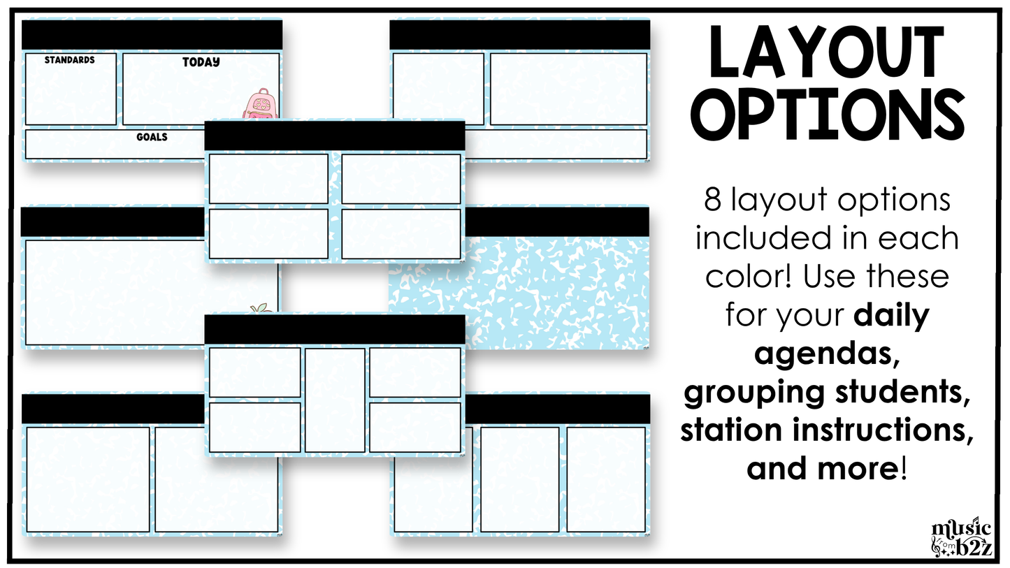 Pastel Composition Daily Agenda Slides Google Slides Elementary Music Lesson Plan Template