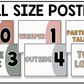 Neutral Voice Level Volume Chart Posters Elementary Music Classroom Decor