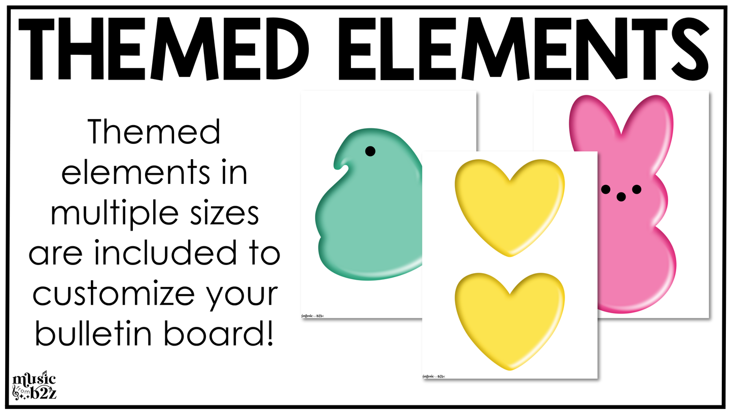 Easter Music Bulletin Board Spring Music Posters Elementary Music Decor