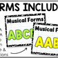 Bright Composition Music Tempo & Form Posters Elementary Music Classroom Decor Editable