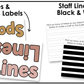 Neutral Treble Clef Bulletin Board Music Classroom Decor Lines & Spaces