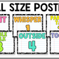 Bright Composition Voice Level Volume Chart Posters Elementary Music Classroom Decor