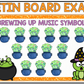 Halloween Music Craft Music Bulletin Board Elementary Music Dynamics Sub Plans