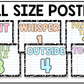 Pastel Composition Voice Level Volume Chart Posters Elementary Music Classroom Decor