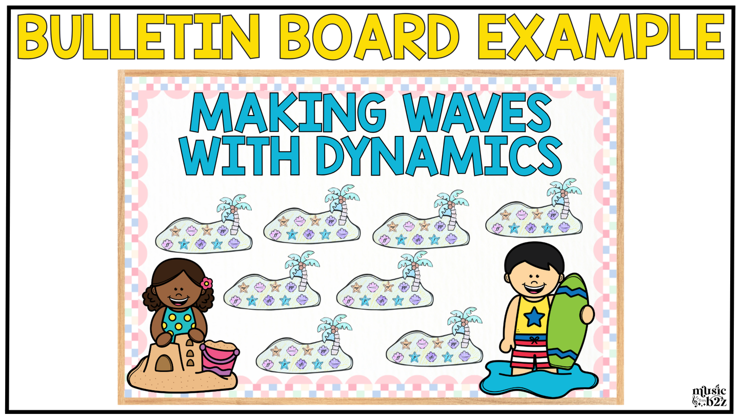 Summer Music Craft Music Bulletin Board Summer Music Sub Plans Dynamics